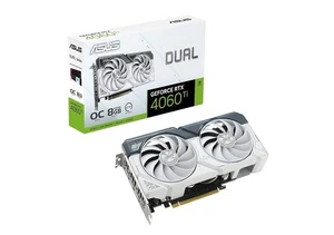 8GB Asus Dual RTX 4060 TI White PCI-E 4.0 DUAL-RTX4060TI-O8G-WHITE - Picture 1 of 1