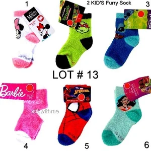 ODD SOCKS [1] Pair Soft KIDS SOCKS Shoe 9-2.5 Novelty NEW w/Tags LOT #13 FREE Sh - Picture 1 of 7