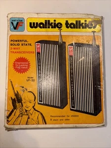 VTG 1970s Vanity Fair VF-30 Walkie Talkies Rare USED TESTED - Picture 1 of 11