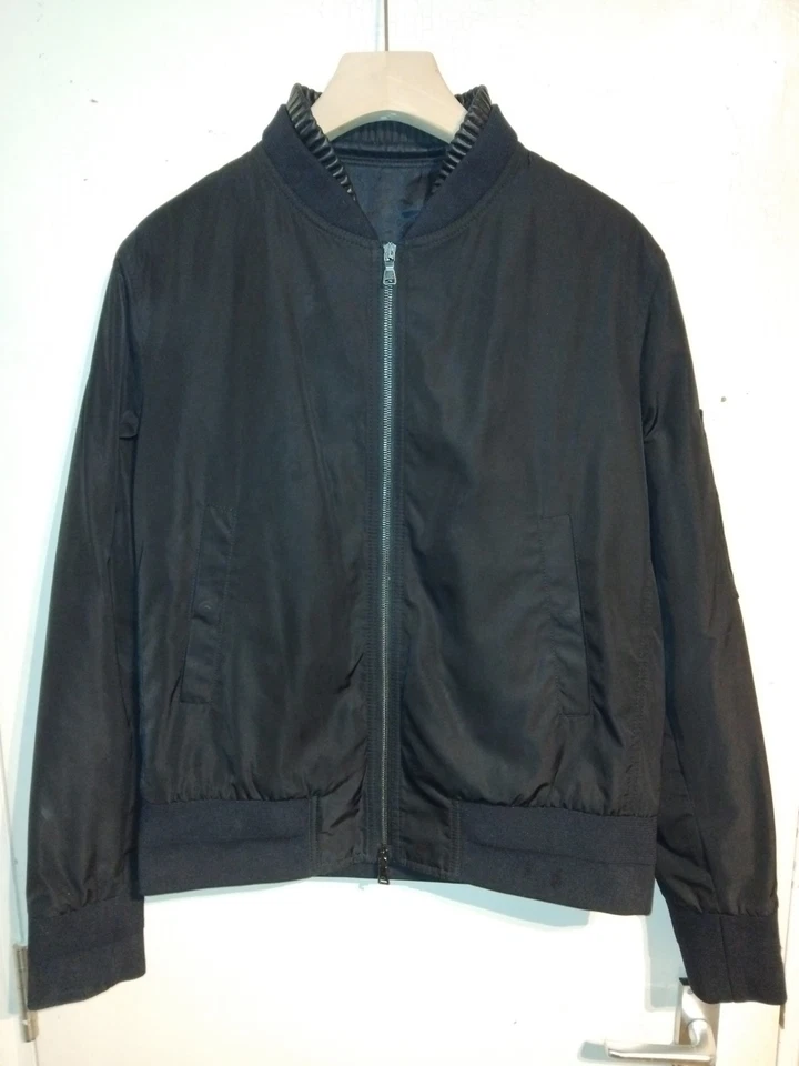 Neil Barrett Nylon Leather Bomber Jacket Medium - Image 1 of 4