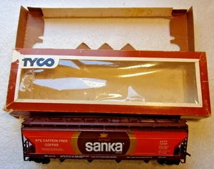 TYCO #358D SANKA INSTANT COFFEE BILLBOARD, C.F. HOPPER CAR, in it's original box - Picture 1 of 7