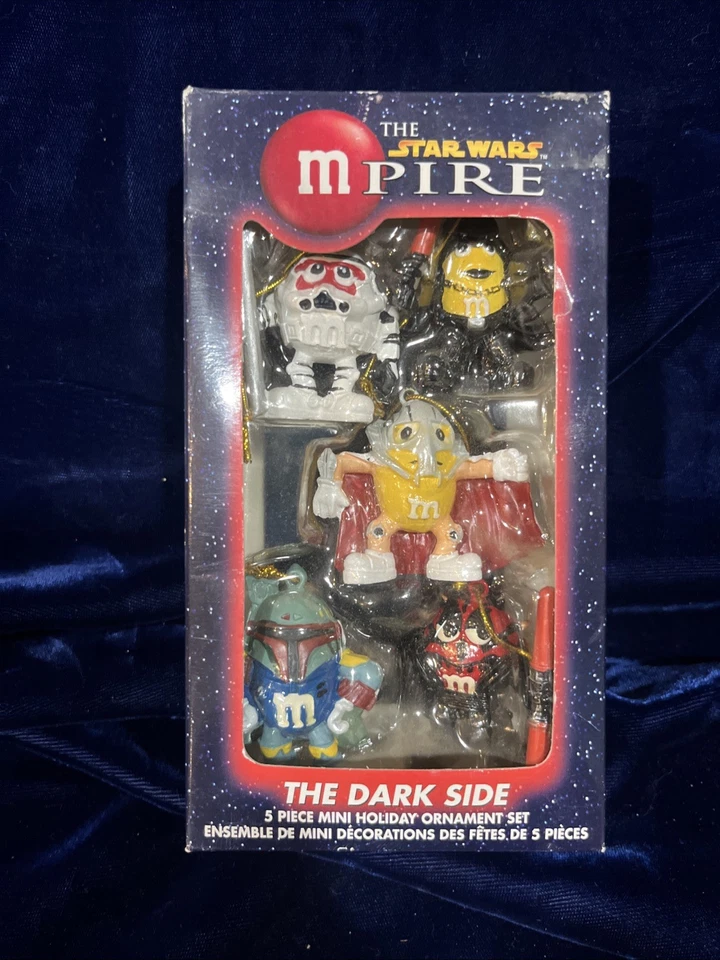 The Star Wars Mpire Dark Side Holiday 5 Piece Mini Ornament Set