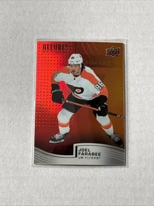 2021-22 Allure Rainbow Red/Orange Joel Farabee #R-65 Flyers (RC) - Picture 1 of 2