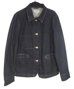 Uniqlo Ines de la Fressange Paris Denim Chore Jacke Dark Wash Damen M Classic - Bild 1 von 7