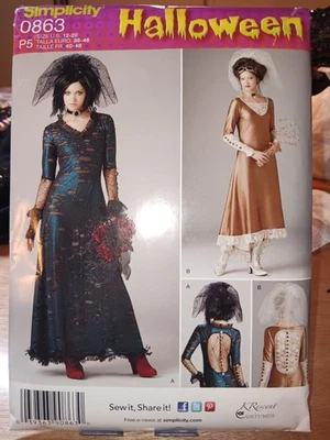 Simplicity Steampunk Pattern 0863 Plus Size 12 To 20 - Image 1 of 2