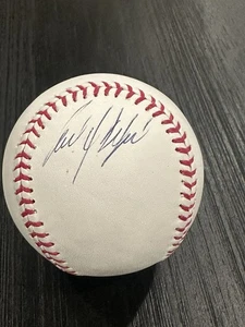 CARLOS DELGADO SIGNED AUTOGRAPHED OML BASEBALL!  Blue Jays, Mets, Marlins! - Picture 1 of 2