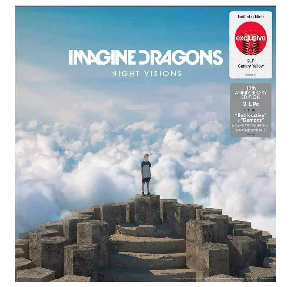 Imagine Dragons Night Visions 10th Anniversary 2LP Yellow Vinyl Brand New Sealed - Image 1 of 1