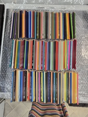 Sanford Prismacolour Colouring Pencils Premium Quality 144 Pencils, No Box/tin. - Image 1 of 4