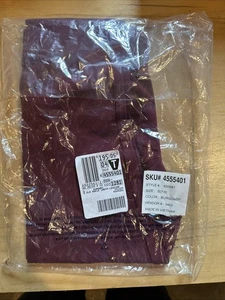 Lands End Girls Small 7-8 Burgundy Cotton Legging NWT - Picture 1 of 2