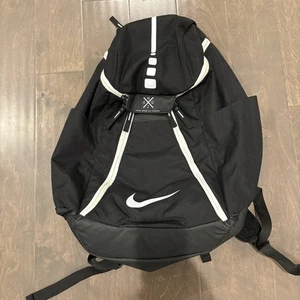 Nike Elite Backpack Large Sports Bag Water Resistant Multi Pocket Durable Gym Ba - Picture 1 of 10