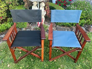 OZ DIRECTOR CHAIR OUTDOOR DURABLE OZ MADE STRONG CANVAS REPLACEMENT COVERS - Picture 1 of 21