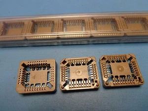 (29) PRECICONTACT PLCC032TLSMT 32 PIN PLCC IC SURFACE MOUNT SOCKET TIN LEAD NOS - Picture 1 of 2