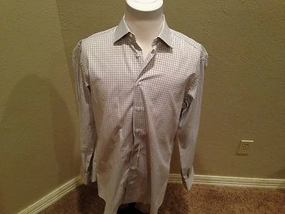  BRIONI  Cotton Dress Shirt  hand made in Italy size 15 R - Image 1 of 4