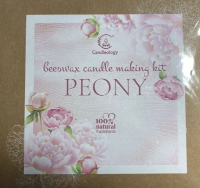 Candleology Beeswax Candle Making Kit Peony All-In-1 Natural Ingredients - Image 1 of 2