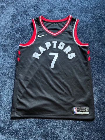 Nike Toronto Raptors Kyle Lowry Black Jersey (Large) Cover