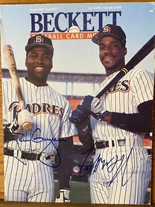 Tony Gwynn & Fred McGriff signed autographed Padres 08/1991 Beckett Beckett HOF - Picture 1 of 4