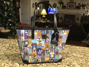 Borsa tote bag Disney Dooney & Bourke Walt Disney World 50° anniversario - NUOVA - Foto 1 di 7