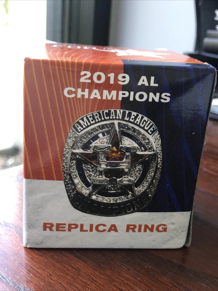 Houston Astros 2019 AL Champions Replica Ring ALCS SGA MLB Giveaway - Image 1 of 4