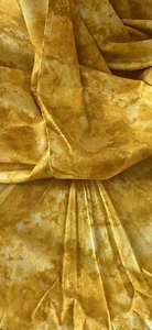 Sun Gold Tie Dye Glitter Blender Fabric 45'' PRICE PER METER - Picture 1 of 2