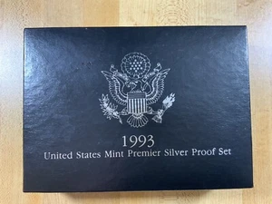 1993-S U.S. Premier Silver Proof Set - OGP - Picture 1 of 3