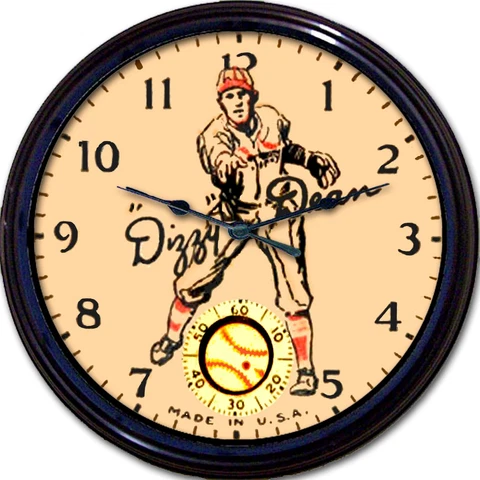Dizzy Dean Watch Wall Clock St Louis Cardinals Gas house Gang Baseball New 10" Cover