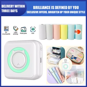 Bluetooth Mini Pocket Thermal Printer, Inkless Photo & Label Printing, Portable! - Picture 1 of 7
