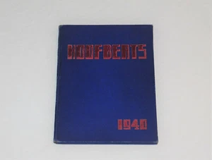 North Phoenix High School Mustangs Arizona Hardback Yearbook 1940 Hoofbeats - Imagen 1 de 5