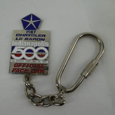 1987 Chrysler LeBaron Pace Car Indianapolis 500 Keychain - Image 1 of 4