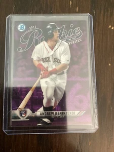 2017 Bowman - Chrome ROY Favorites Mega Box Mojo Refractor Purple #ROYFI-ABE... - Picture 1 of 5