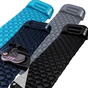 Isomatte selbstaufblasend Camping Luftmatratze Matratze Fußpumpe Campingmatte - Bild 1 von 77