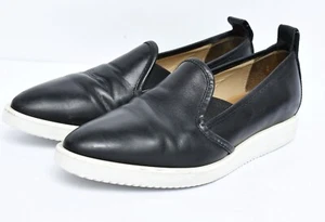 Everlane Italy The Street Shoe Loafers Black Leather Slip-On womens Sz 6.5 - Picture 1 of 8