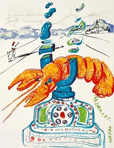 Salvador Dali : Lobster Telephone : Archival Quality Art Print - Picture 1 of 2