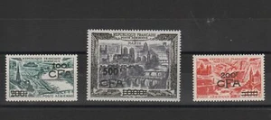 REUNIÓN 1951 VISTAS SOBRESTAMPADA 3 VAL MNH MF19060 - Imagen 1 de 1