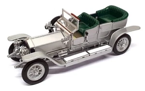 Franklin Mint 1/24 Scale FM07RR - 1907 Rolls Royce Silver Ghost - Silver - Picture 1 of 6