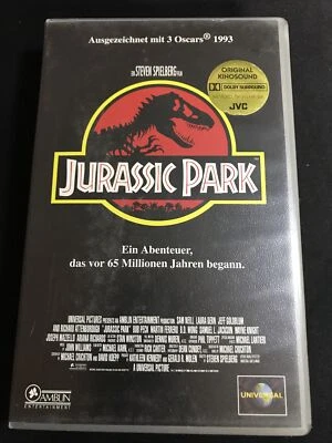 Jurassic Park - Ein Abenteuer Das vor 65 Jahren Begann - VHS Zustand Gut @827 - Bild 1 von 3