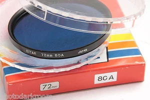 72 mm 80A blauer Fotofilter - Eitar Dot Line Glasfilter Made in Japan - NEU G1 - Bild 1 von 1