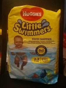 Huggies Little Swimmers Swim Nappies 2-3 7lb-18lb 12 Count Finding Dory - Picture 1 of 2