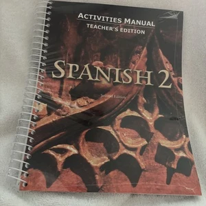 Spanish 2 Activity Manual Teacher's Edition by Not Available (Spiral) - Picture 1 of 2