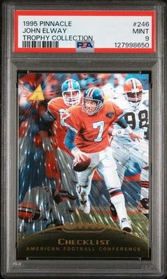 1995 PINNACLE TROPHY COLLECTION #246 JOHN ELWAY PSA 9 - Image 1 of 2
