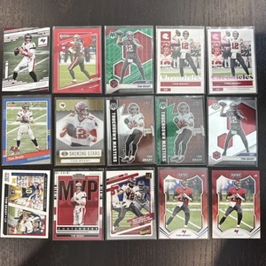 SICK TOM BRADY 15 CARD LOT NO DUPES 2021 Mosaic Green, Red Donruss Parallel A8 - Picture 1 of 5
