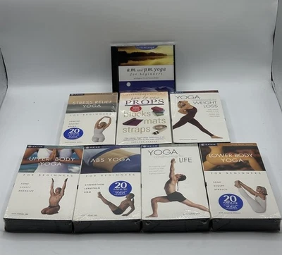 GAIAM LIVING YOGA COLLECTION 8 VHS Tapes Beginner RODNEY YEE & Suzanne Deason - Image 1 of 4