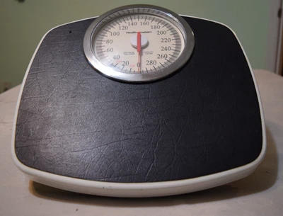 Balança de banheiro Health O Meter Pro modelo HAB910KD-41 2005 raio de sol analógico 330 libras - Imagem 1 de 4