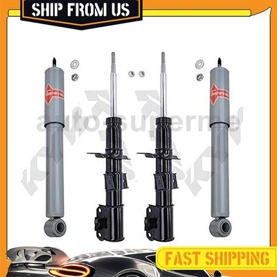 Amortiguadores delanteros traseros KYB 4x para Mercedes-Benz 300E 1993 2,8 L Foto 1 de 4