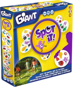 Spot It! Giant Card Game - Oversized Matching with 4 Exclusive Mini-Games, Fast- - Picture 1 of 7