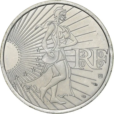 [#1221585] Francia, 10 euros, Semeuse, 2009, plata, MS, Gadoury: EU337, KM:1580 Foto 1 de 2