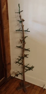 Early Inspired Primitive Christmas Twig Tree 4FT - Image 1 of 3