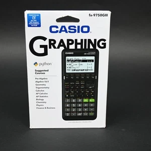 Casio Fx-9750giii Graphing Calculator - Black Small - Picture 1 of 2