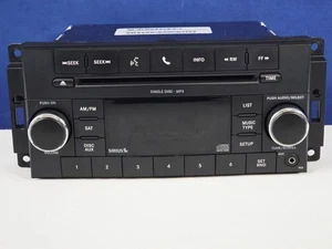 2007 - 2012 Jeep Dodge Chrysler  UConnect Sirius Radio MP3 CD  ~ RES - Picture 1 of 11