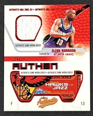 Parche camiseta usada Fleer Glenn Robinson 2002-23 Foto 1 de 2