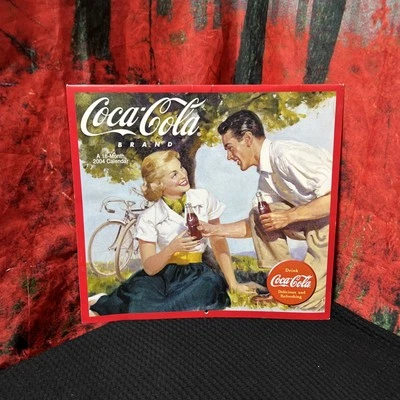 2004 COCA-COLA 16 MONTH CALENDAR Coke Coca-Cola Advertising Retro Images - Image 1 of 4